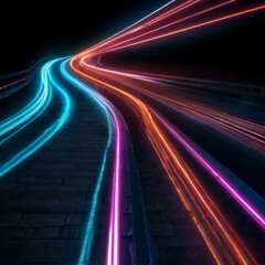 abstract speed light