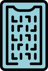 Poster - Smartphone is showing pattern unlock interface on screen allowing you to protect your privacy