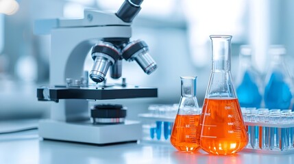 Poster - Meticulous Microbial Testing at a Cutting Edge Water Treatment Laboratory Scientists Conducting Rigorous Analysis and Experiments to Ensure Water and Safety