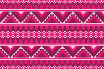 Canvas Print - black and white ,Geometric,Thai,seamless pattern, Navajo, traditional ethnic, fabric pattern for textiles, rugs, wallpaper, clothing, sarong, batik, wrapping, embroidery, print, background, cover,