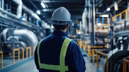 Engineers performing a detailed audit of industrial machinery, ensuring that the installation meets safety standards and regulations