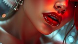 red lips