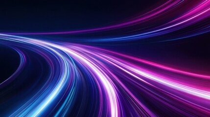 Fototapete - Abstract Light Trails