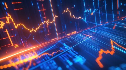 Poster - Abstract Digital Data Visualization