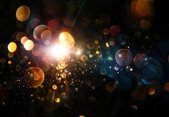 Wall Mural - background of galaxy and stars