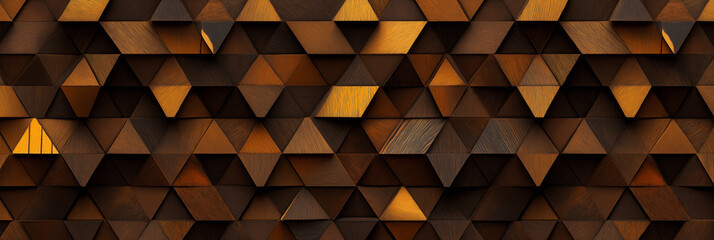 Wooden pattern. Elegant luxury 3d geometric wood wallpaper