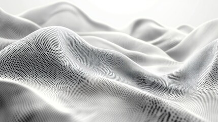 Abstract white textured background with wavy, flowing lines and a soft, blurred gradient.