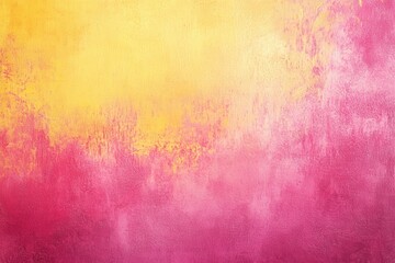Poster - Soft hues of coral and lemon, textured artboard with subtle grain, a bold abstract gradient backdrop, radiant illuminated template for engaging animations and visual effects