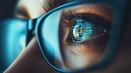 Aufkleber - code in the eye