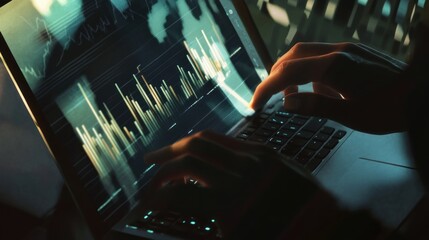 Poster - Data Analysis on Laptop
