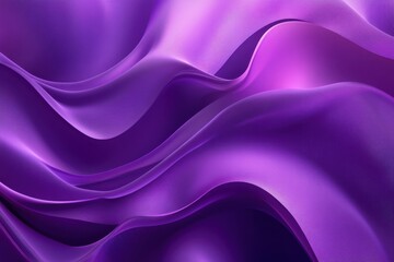 Poster - Abstract fluid purple background featuring smooth waves