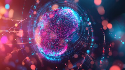Poster - Holographic Brain with Digital Rotating Interface