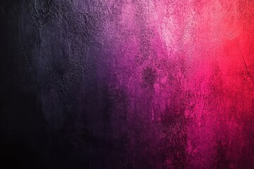 Poster - Shades of crimson, violet, and ebony: a conceptual backdrop with open area, radiant illumination, and luminous effects including grainy disturbance and weathered surface