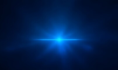 Poster - Dark blue light effects appear on dark backgrounds for a stylish visual display.