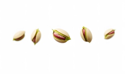 Aufkleber - Flying pistachios are best as a single color image on white or transparent PNG format for optimal design use.