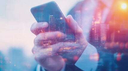 Poster - Smartphone Cityscape