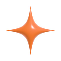 Wall Mural - 3d vector plastic shape in 90s style.isolated abstract cute icon or symbol in y2k aesthetic.plastic 