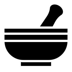 Wall Mural - mortar & pestle icon