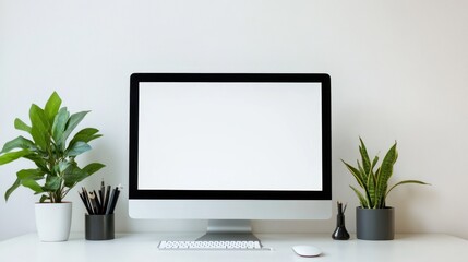 Poster - Clean Minimalist Home Office Setup