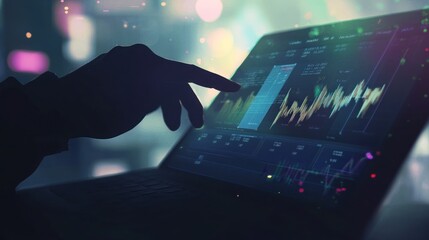 Poster - Analyzing Financial Data on a Laptop