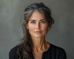 A close-up portrait of a girl in an elegant outfit, posing with a confident and stylish demeanor. This shot reflects sophistication and femininity, making it ideal for fashion