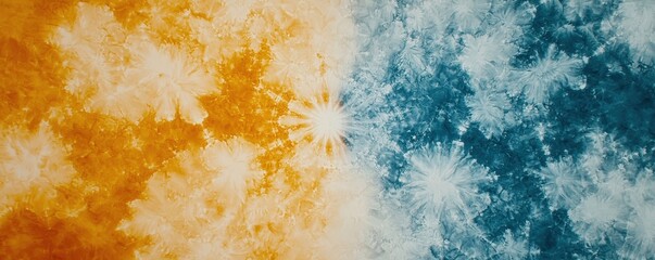 Poster - Vibrant Colors in a Textured Background