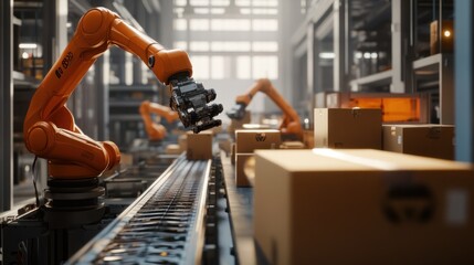 Poster - Industrial Robotic Arm Automation