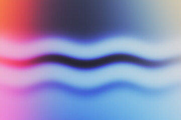 Poster - A captivating abstract background featuring smooth waves in a blend of vibrant colors, perfect for creative projects or digital designs.