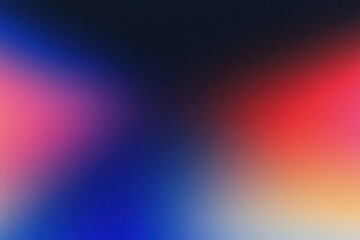 Poster - A vibrant abstract background featuring a harmonious blend of blue, pink, and orange hues, perfect for creative projects and digital designs.