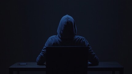 Poster - Mysterious Hacker in the Dark
