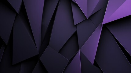 Poster - Abstract Purple Triangles