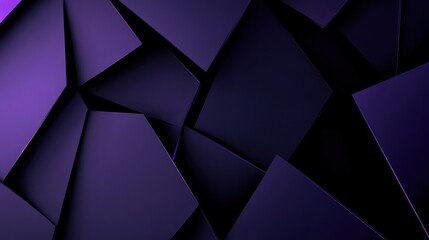 Poster - Abstract Purple Geometric Background