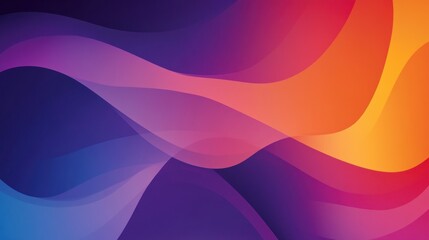 Poster - Abstract Colorful Waves