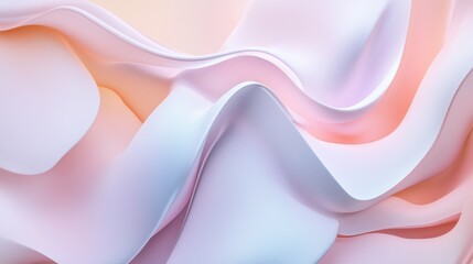 Poster - Abstract Pastel Waves