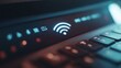 © Johannes - Close-Up of Wi-Fi Settings on Computer Screen, Digital Connection, Wireless Network, Internet Connectivity, Macro View