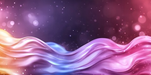 Poster - Vibrant Abstract Wave Design for Backgrounds