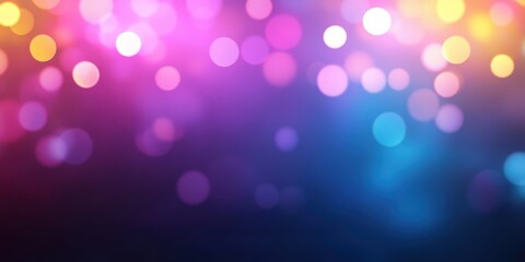 Poster - Colorful Bokeh Lights for Backgrounds and Designs