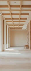 Poster - Modern Medical Center Library with Bright Natural Light and Minimalist Design