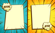 © anggi wibisono - Comic before and after cartoon background template