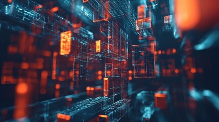 Poster - Exploring the Future of Finance with Blockchain Technology: A Conceptual Illustration