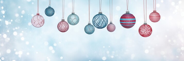 Design background template with copy space for text for Christmas New Year with decoration ornament.