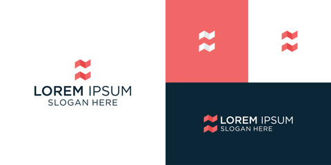 logo symbol n abstract