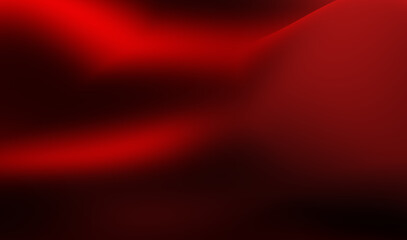 Abstract red and black wave pattern showcasing smooth gradients and dynamic shapes in a bold artistic composition. Vibrant display of swirling red and black hues creates a striking abstract background