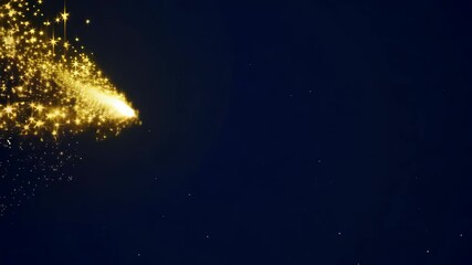 Wall Mural - Shooting Star in a Night Sky