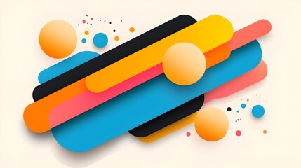 Fototapete - Adaptable vector based geometric icon featuring simple yet refined linework sophisticated digital artwork and a modern minimalist design that is visually striking and memorable
