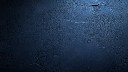 Poster - Decorative abstract grunge dark navy blue stone wall texture. Background is rough indigo blue marble.