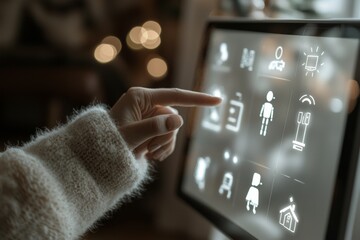 Poster - Home smart automation revolutionizes living spaces with cutting-edge technology, providing seamless convenience, efficiency, and security