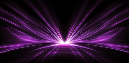 Poster - Technology background with flash rays and speed lines.