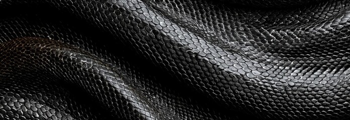 Snake skin background. Panoramic web banner with copy space. , isolated on white background,  , free space text, copy space, copy space for text,