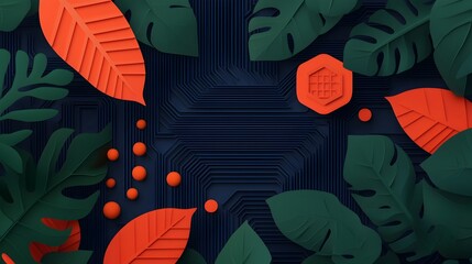 Poster - Meticulously designed digital characters vigilantly safeguarding a network of interconnected blockchain powered digital assets within a dynamic